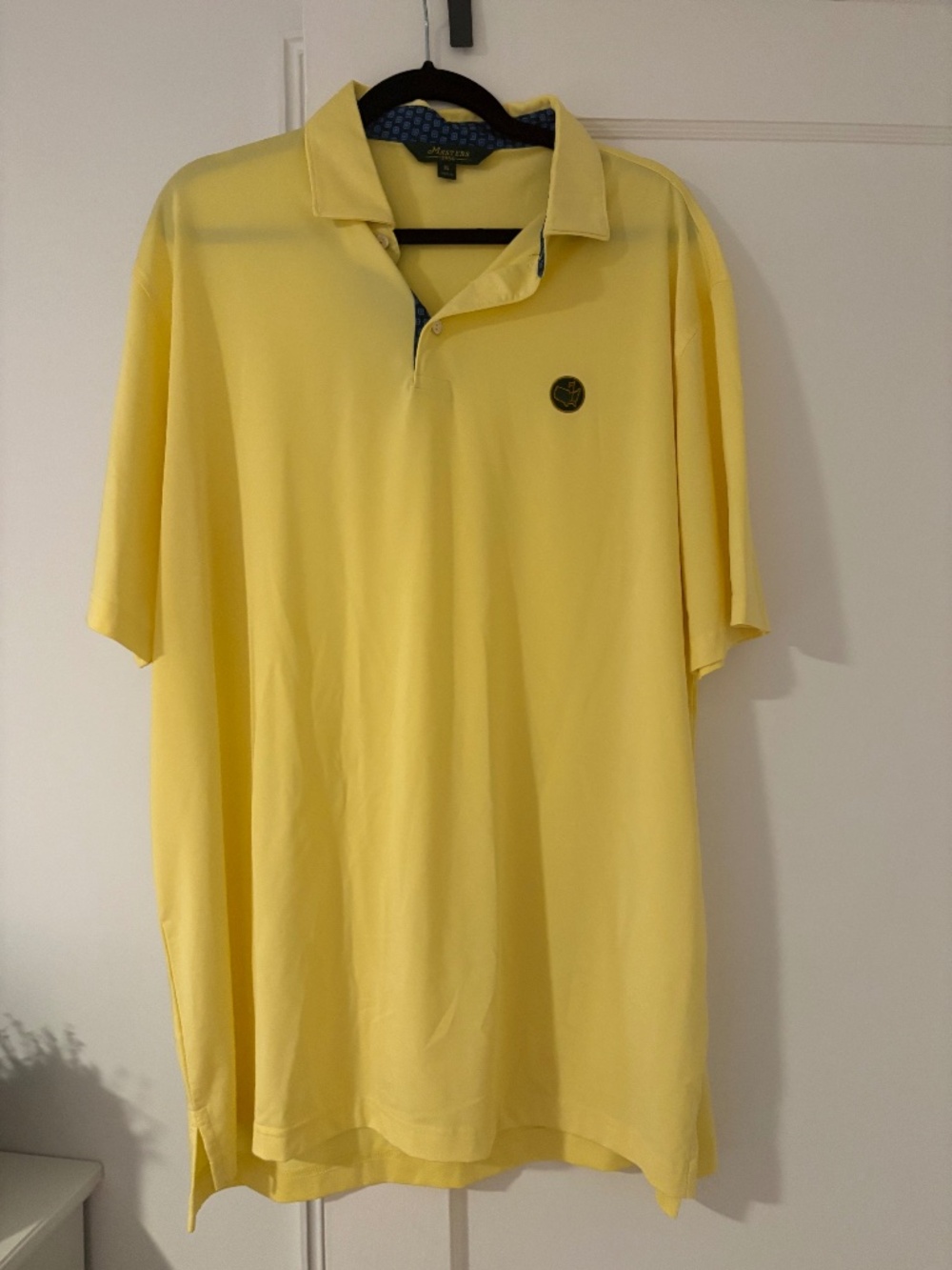 NWOT Masters 1934 Berckmans Place Performance Polo in yellow- XL